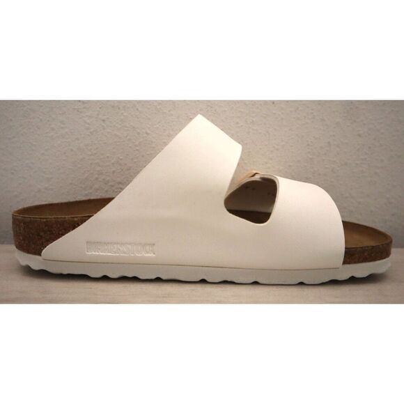 Birkenstock 1027339 Women's Sz EUR 37 US 6 Soft Beige Leather Arizona BS Sandals - Picture 6 of 16